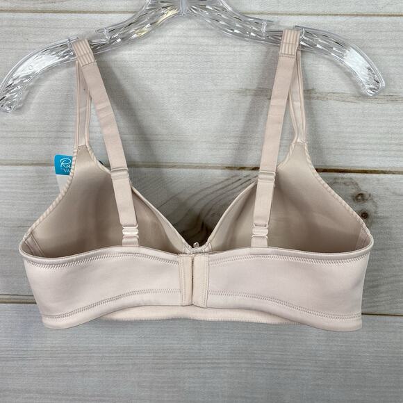 Radiant By Vanity Fair Bra 36D Beige Striped Straps Convert 2 Ways NWT - Picture 6 of 9